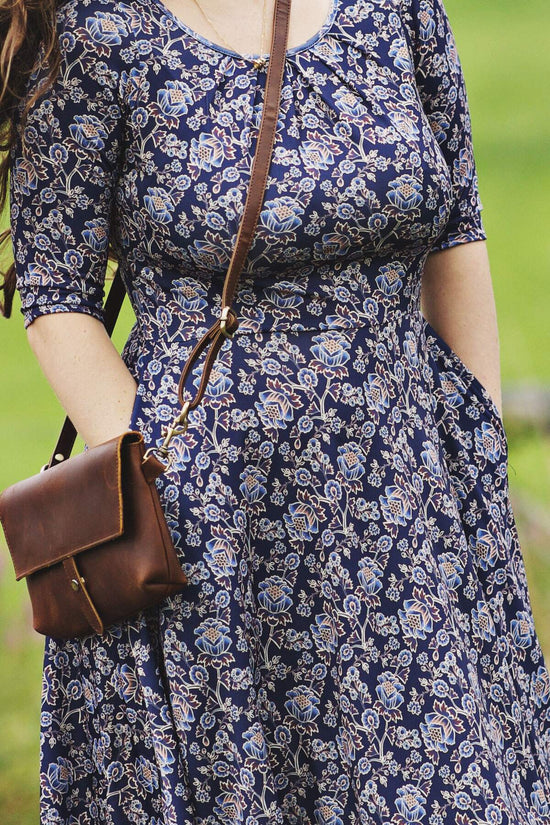 Carmen Dress - Floral Block