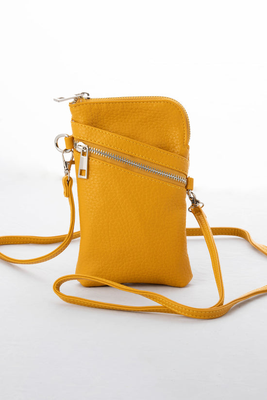 Carrie Crossbody Bag in Mustard