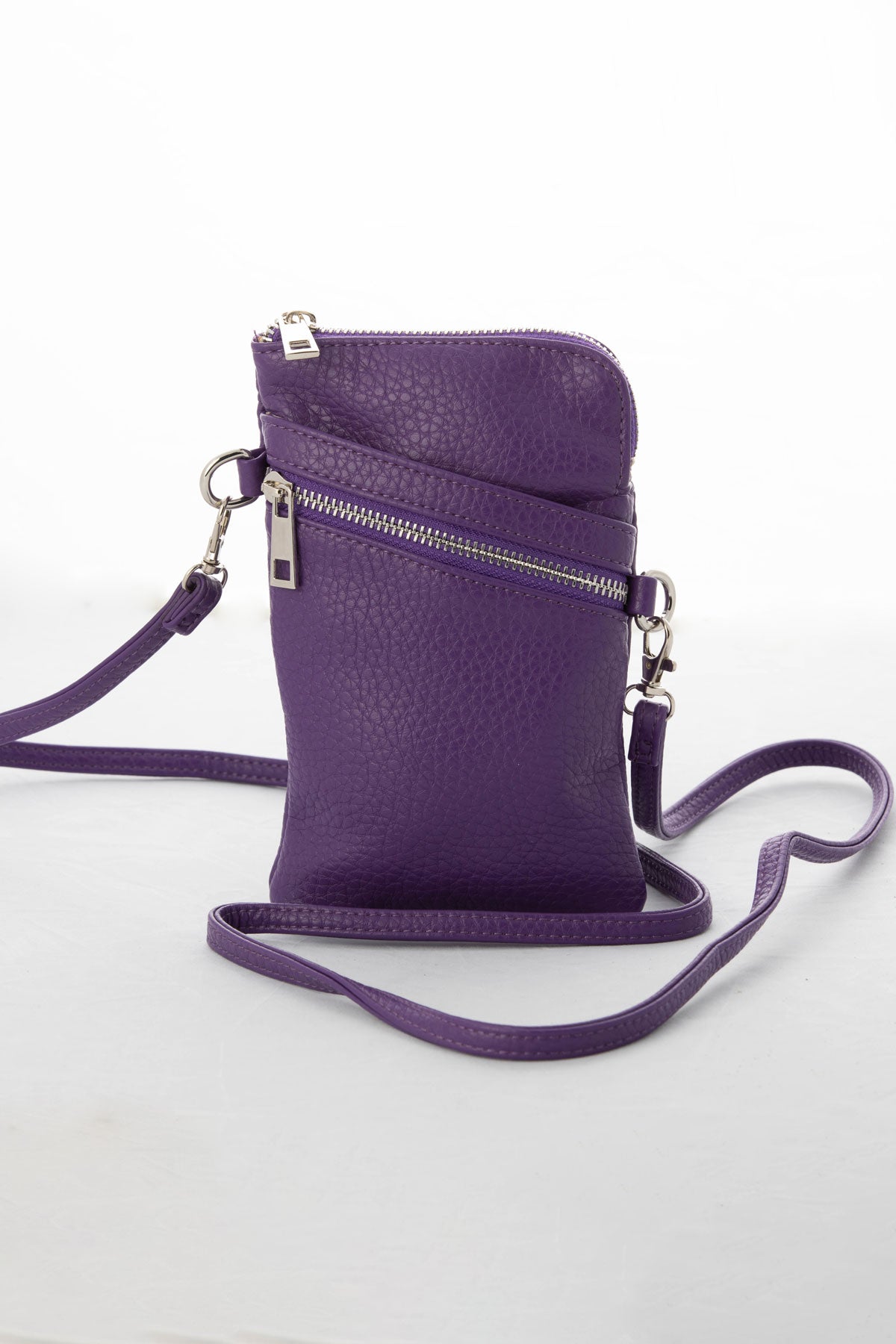 Carrie Crossbody Bag in Purple