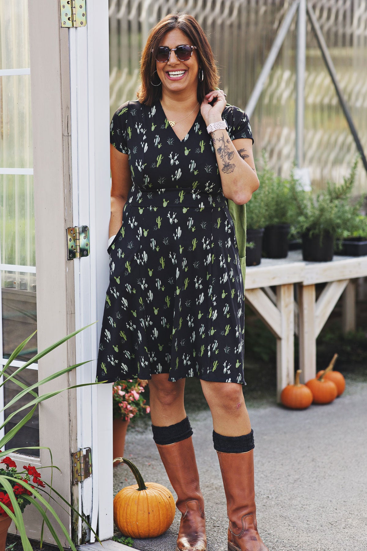 Cece Dress - Cactus