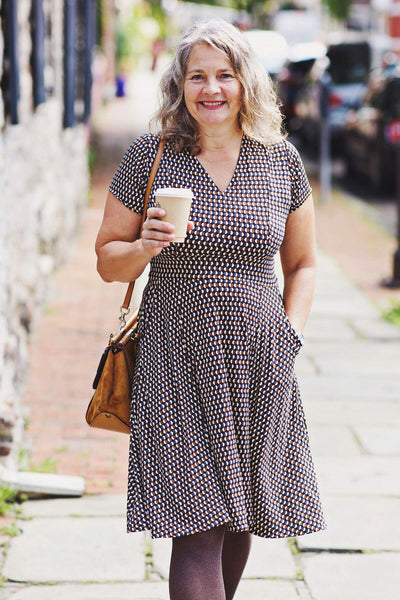 Cece polka hot sale dot dress