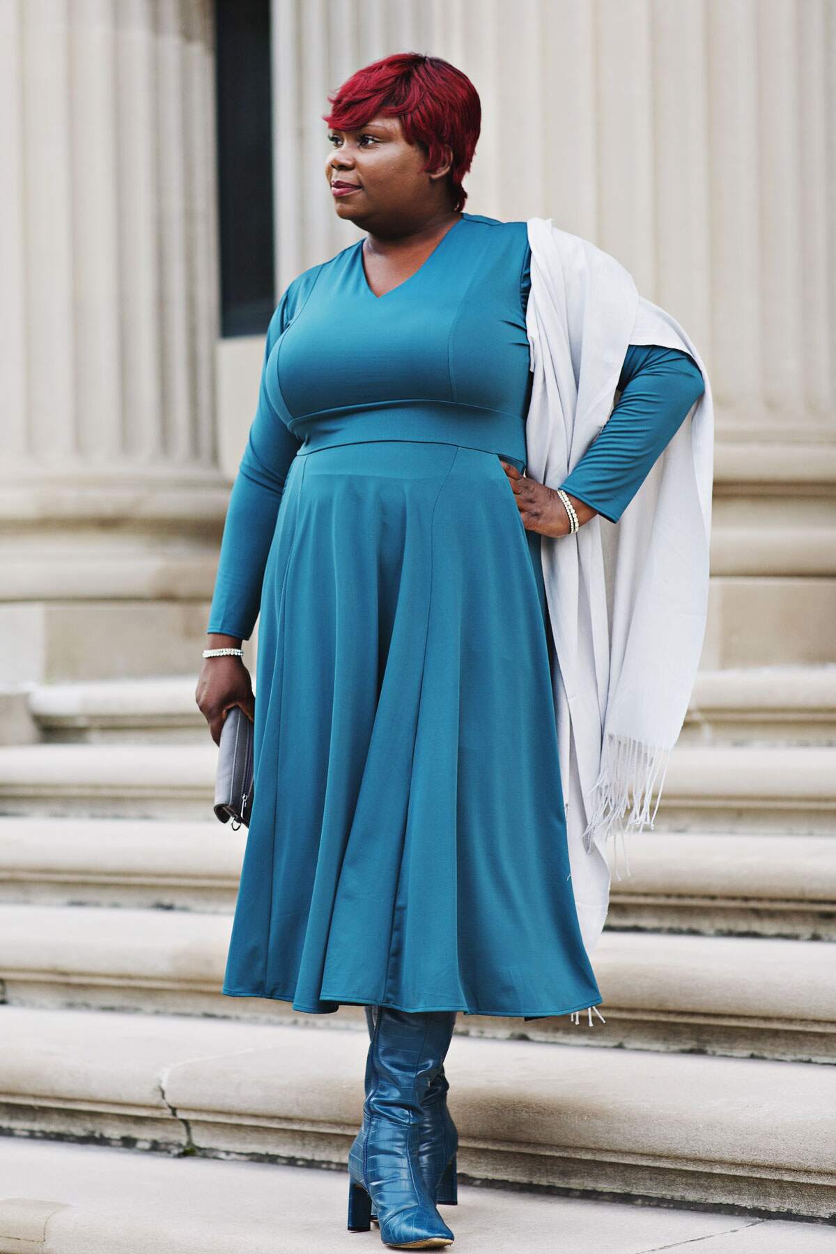 Cecelia Dress - Deep Teal