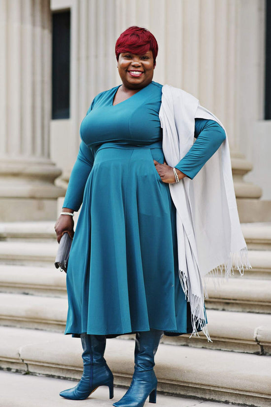 Cecelia Dress - Deep Teal