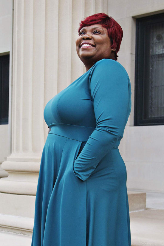 Cecelia Dress - Deep Teal