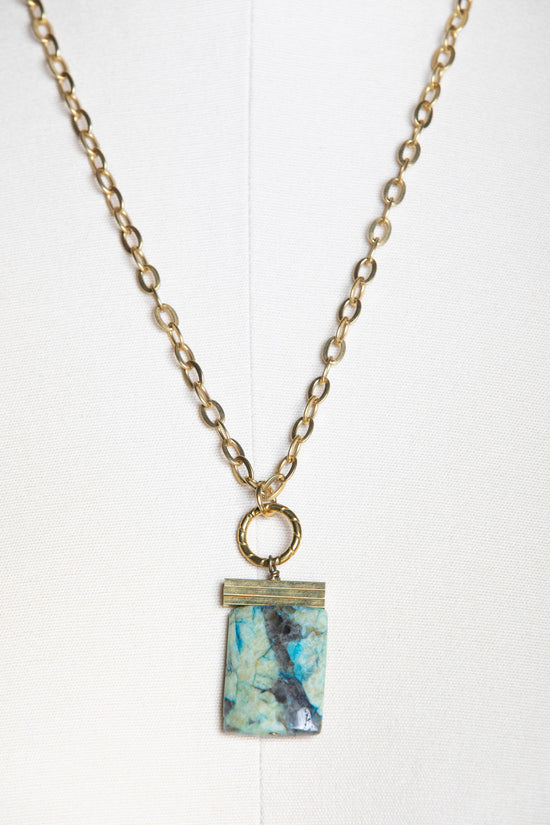 Jean Gemstone Pendant Necklace