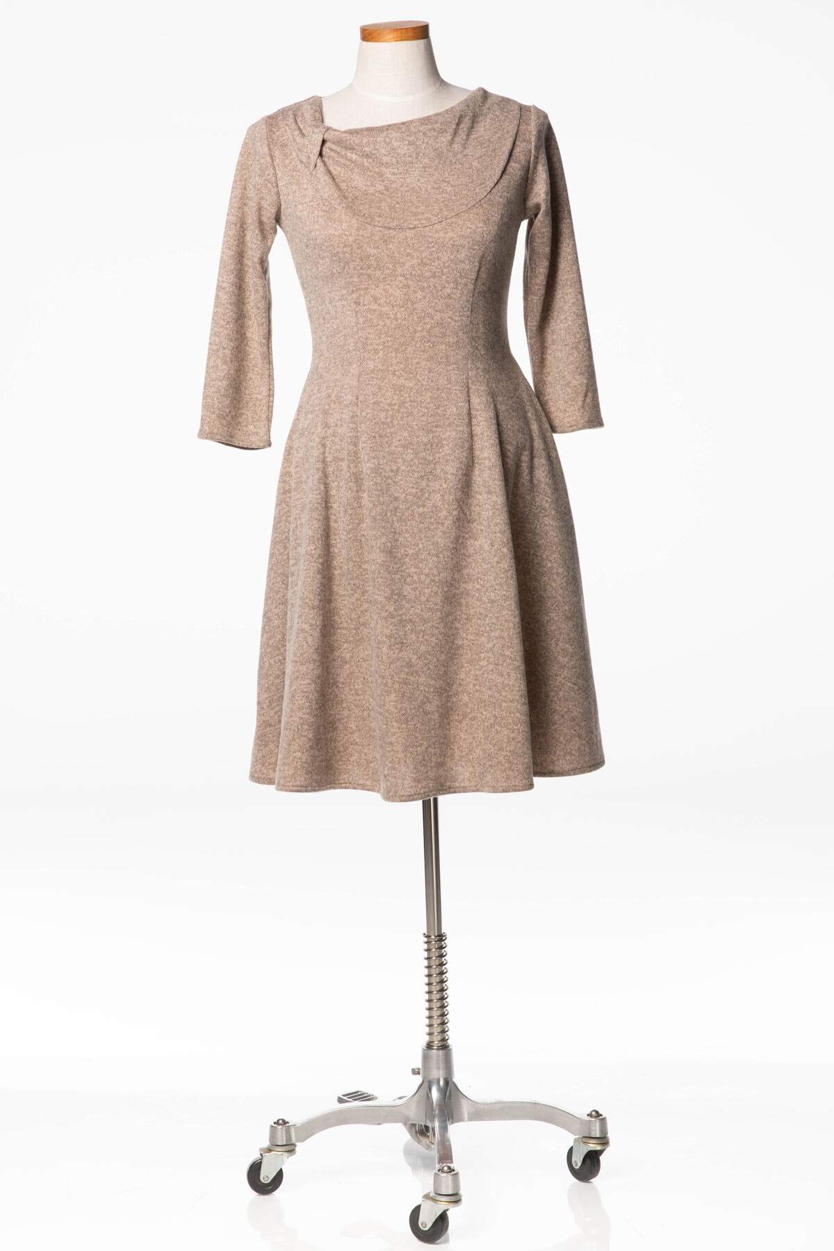 Claire Dress - Oatmeal Sweater Knit