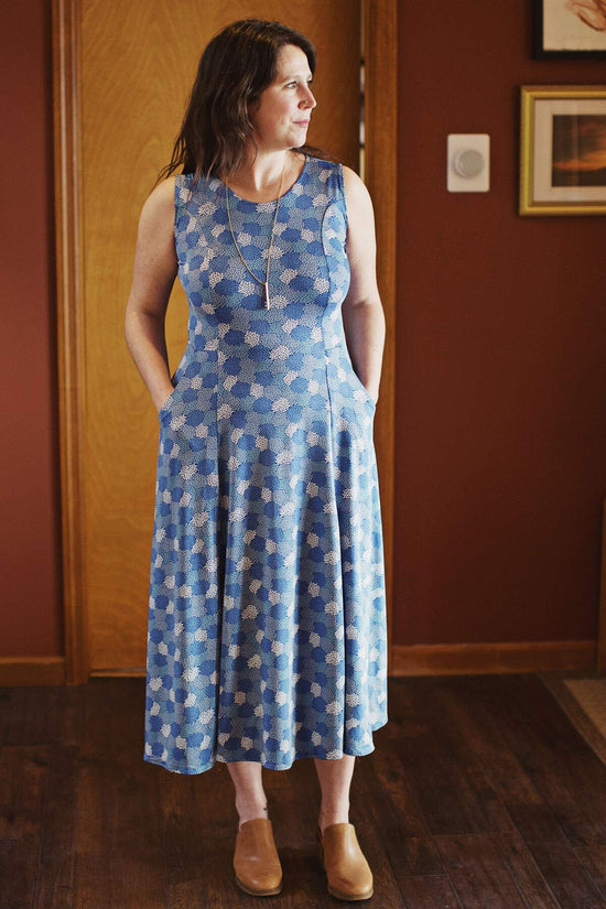 Cleo Dress - Blues In Bloom