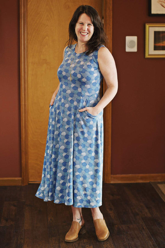 Cleo Dress - Blues In Bloom