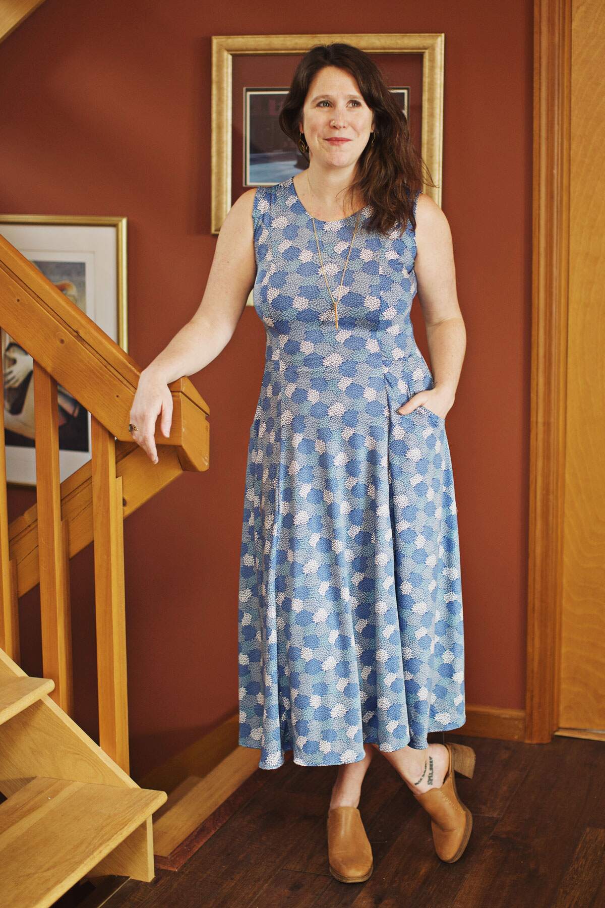 Cleo Dress - Blues In Bloom