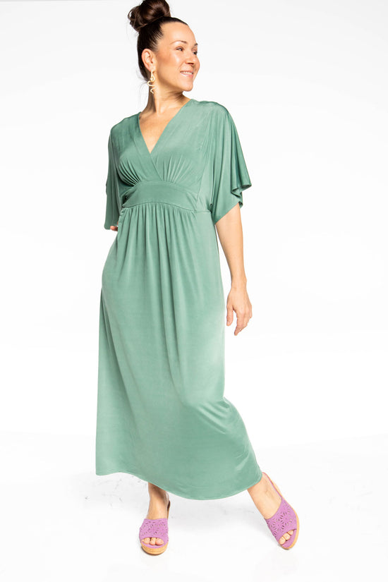 Dahlia Dress - Moss Green