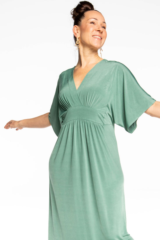 Dahlia Dress - Moss Green