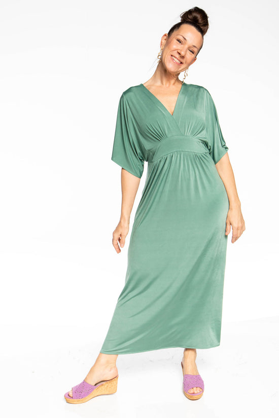 Dahlia Dress - Moss Green