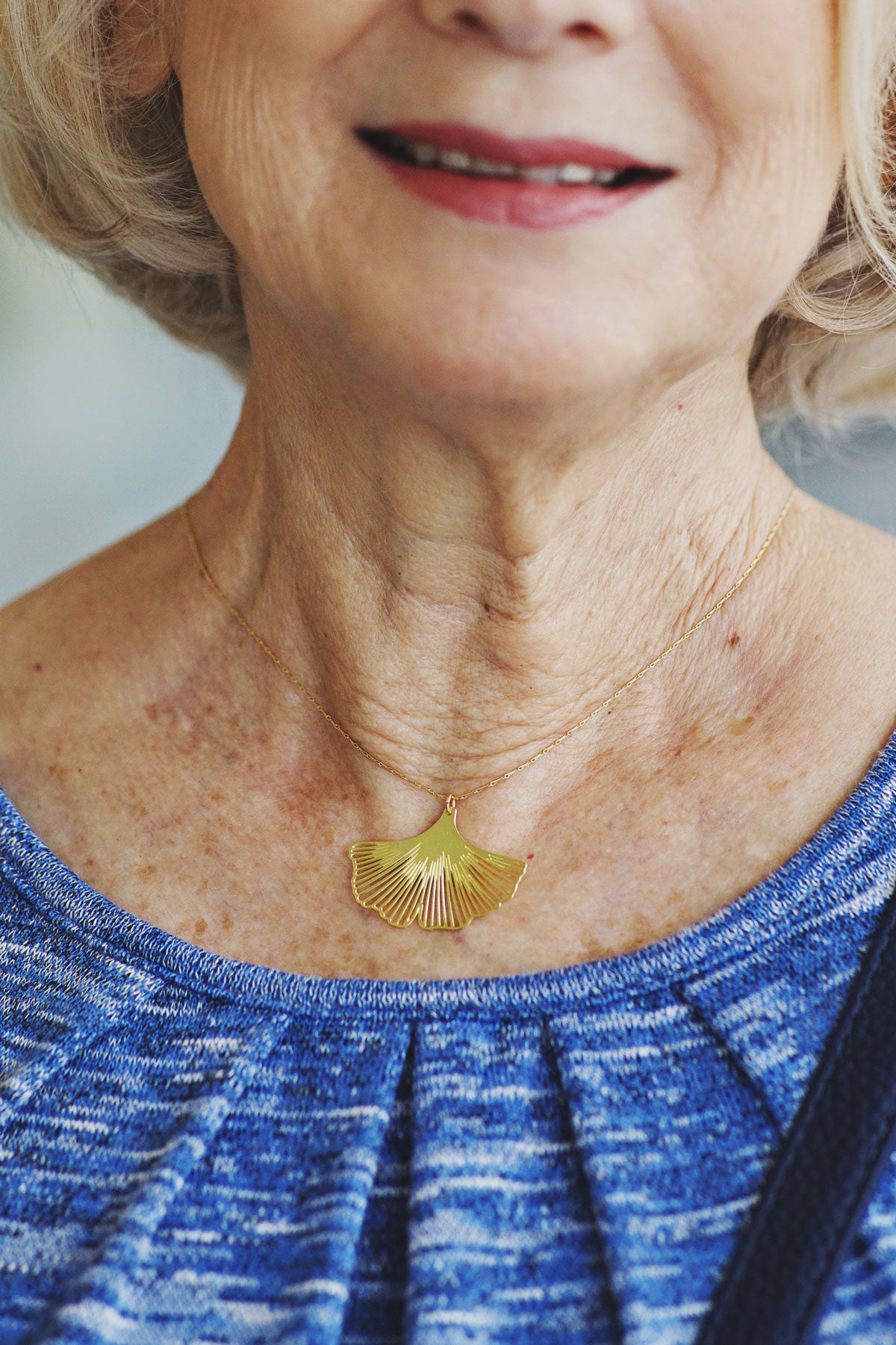 Ginkgo Leaf Necklace