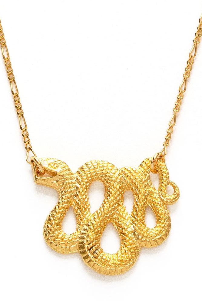 Golden Serpent Necklace