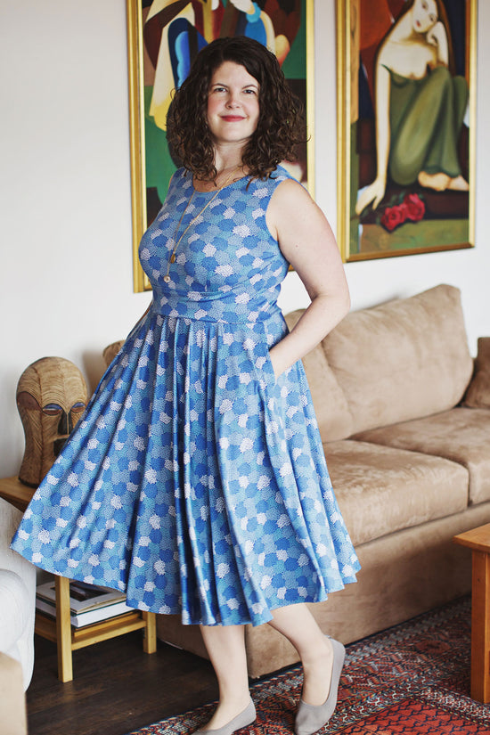 Lily Dress - Blues In Bloom