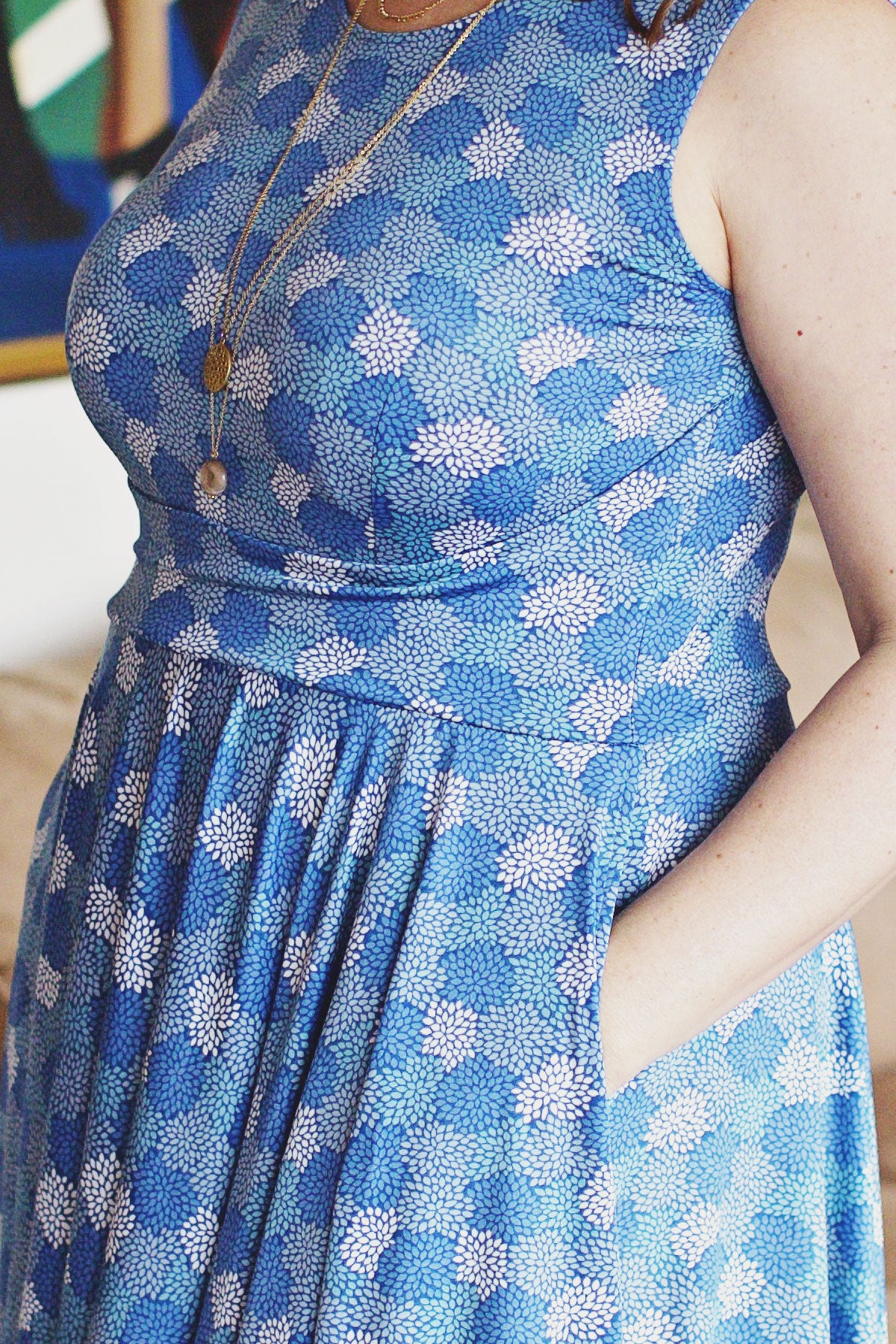 Lily Dress - Blues In Bloom