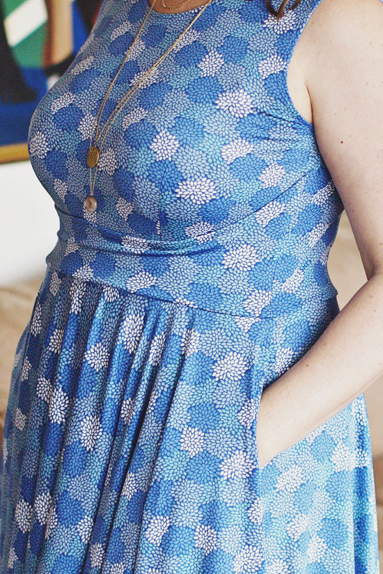 Lily Dress - Blues In Bloom