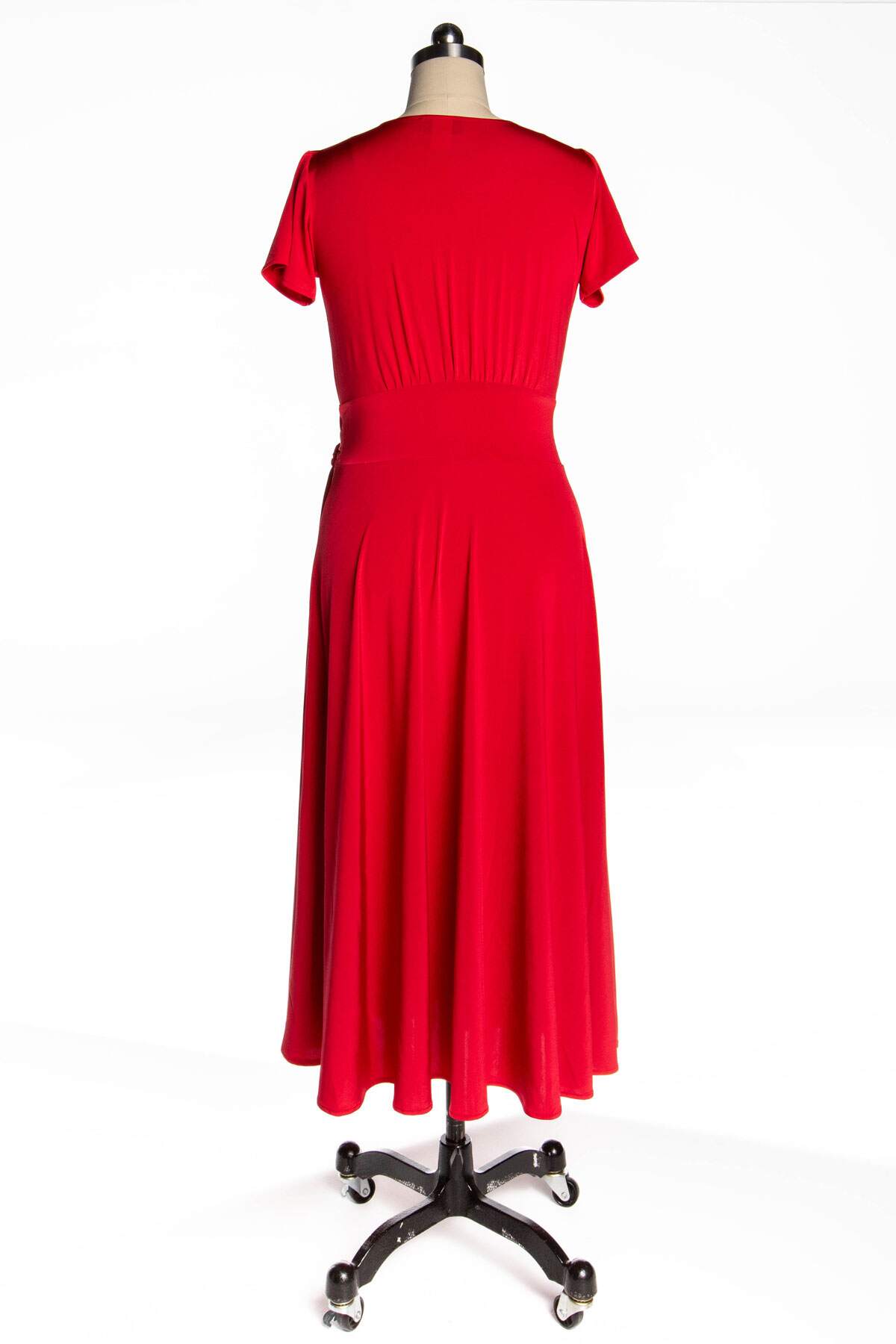 Margaret Dress - Solid Red