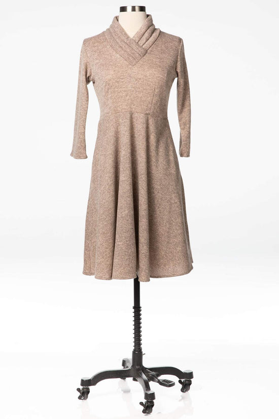 Patricia Dress - Oatmeal Sweater Knit