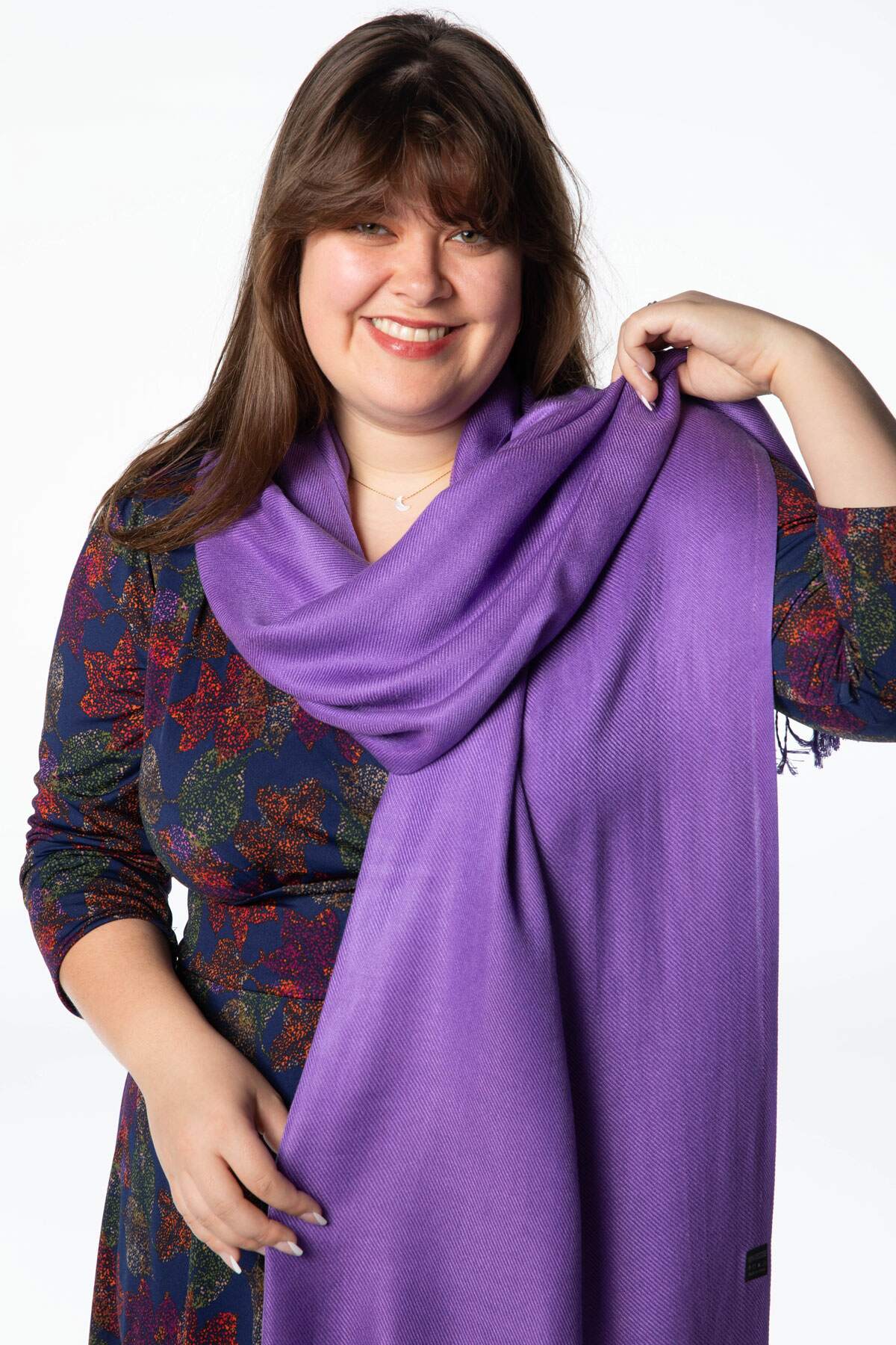 Purple Pashmina Scarf – karina dresses